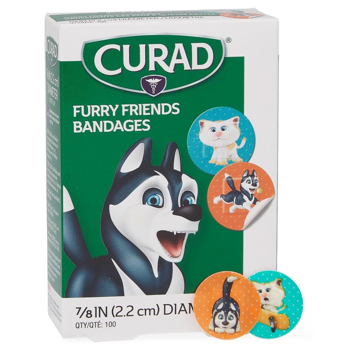 Curad Furry Friends Adhesive Bandages - Box of 100 - Image 1
