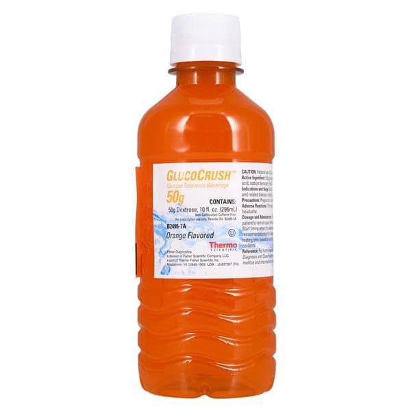 GlucoCrush Glucose Tolerance Beverage, 100 Gram, Orange - Case of 24 - Image 1