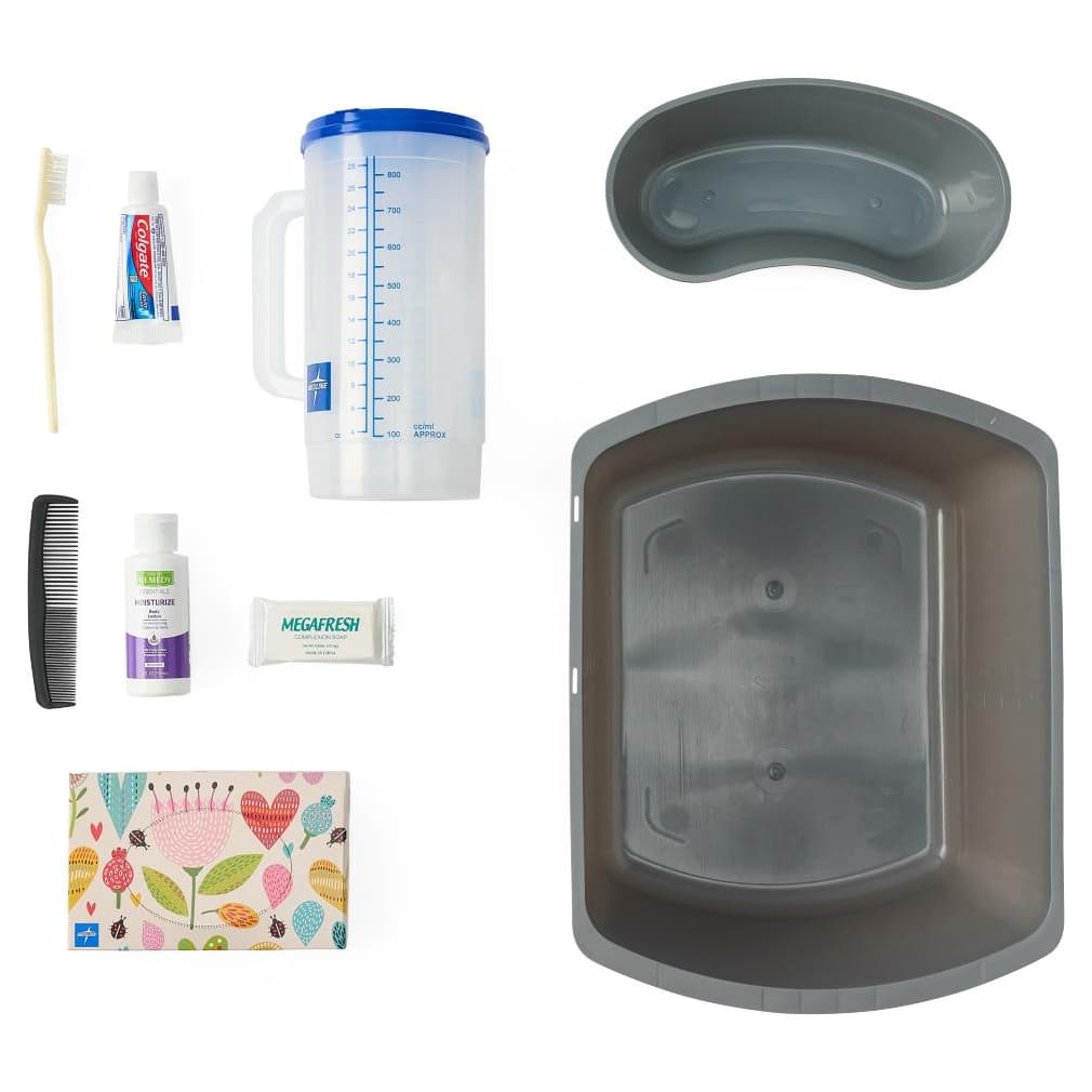 Medline Standard Admission Kit with Carafe - Case of 12 - Image 1