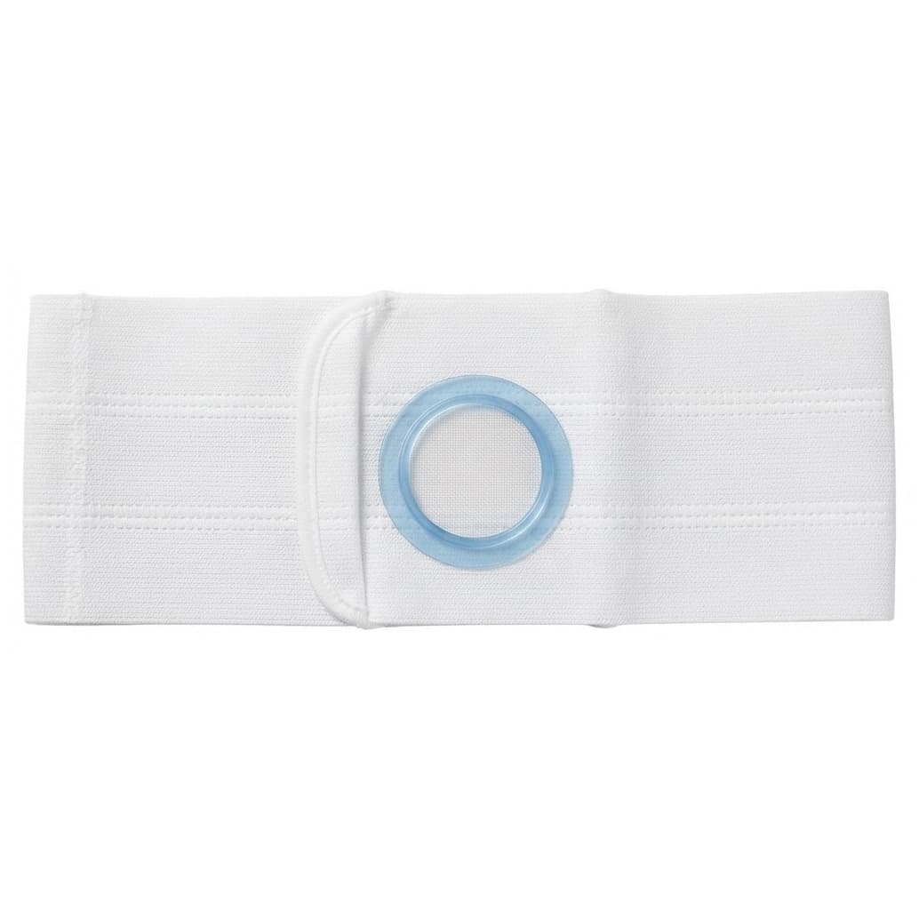 Nu-Hope 6" Flat panel Ostomy Support Belt, 2-1/4" White, Medium - Each - Image 1