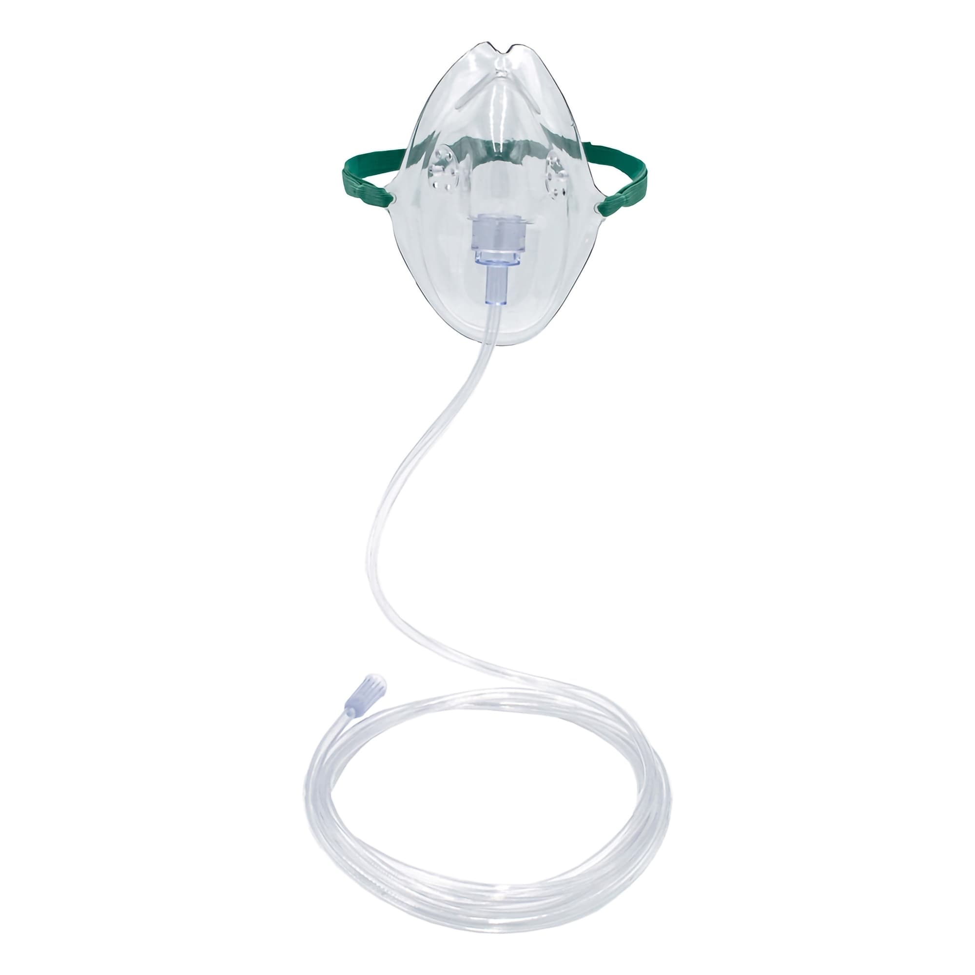 Salter Labs Pediatric Medium Concentration Head Strap Oxygen Masks with 7 Ft Tubing - Case of 50 - Image 1