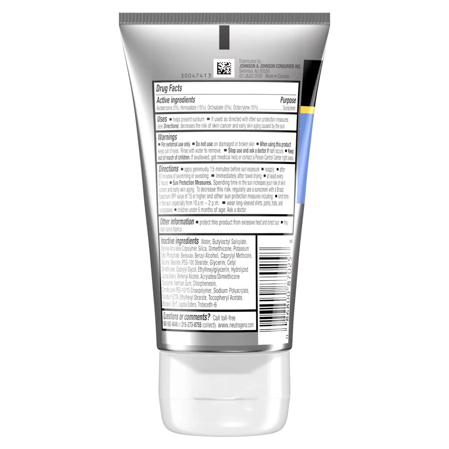 Neutrogena Sport Face Sunscreen Lotion SPF 70, 2.5 oz - Each - Image 2