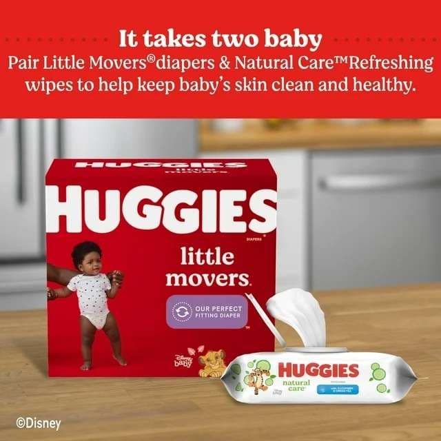 Huggies Natural Care Refreshing Baby Wipes with Cucumber and Green Tea - Case of 560 - Image 8