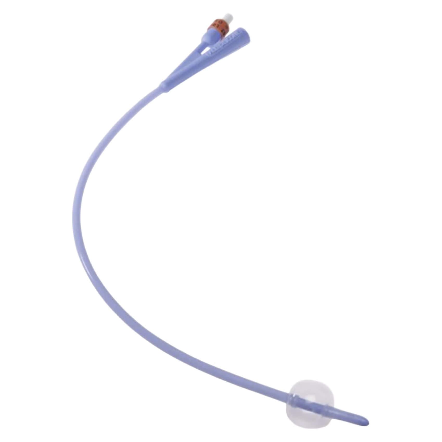 Dover 2-Way Foley Silicone Urethral Catheter, 12 FR, 5CC - Box of 10 - Image 1