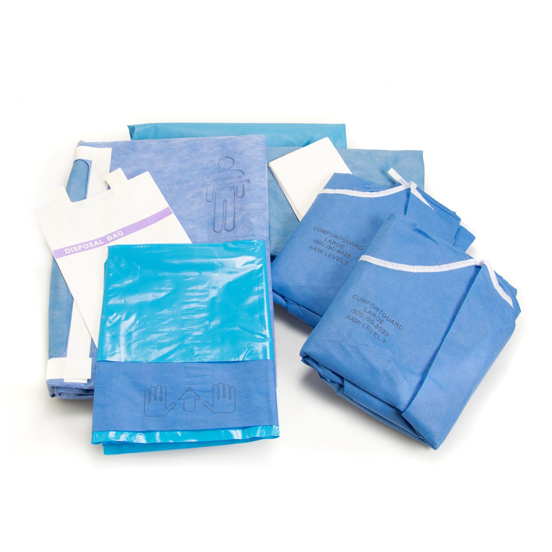 McKesson Abdominal Drape Pack Laparotomy Pack 9 Sterile - Case of 3 - Image 1