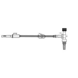ICU Medical Transfer Set, NonDEHP, 42 Inch, Dual Check Valve - Case of 50 - Image 1