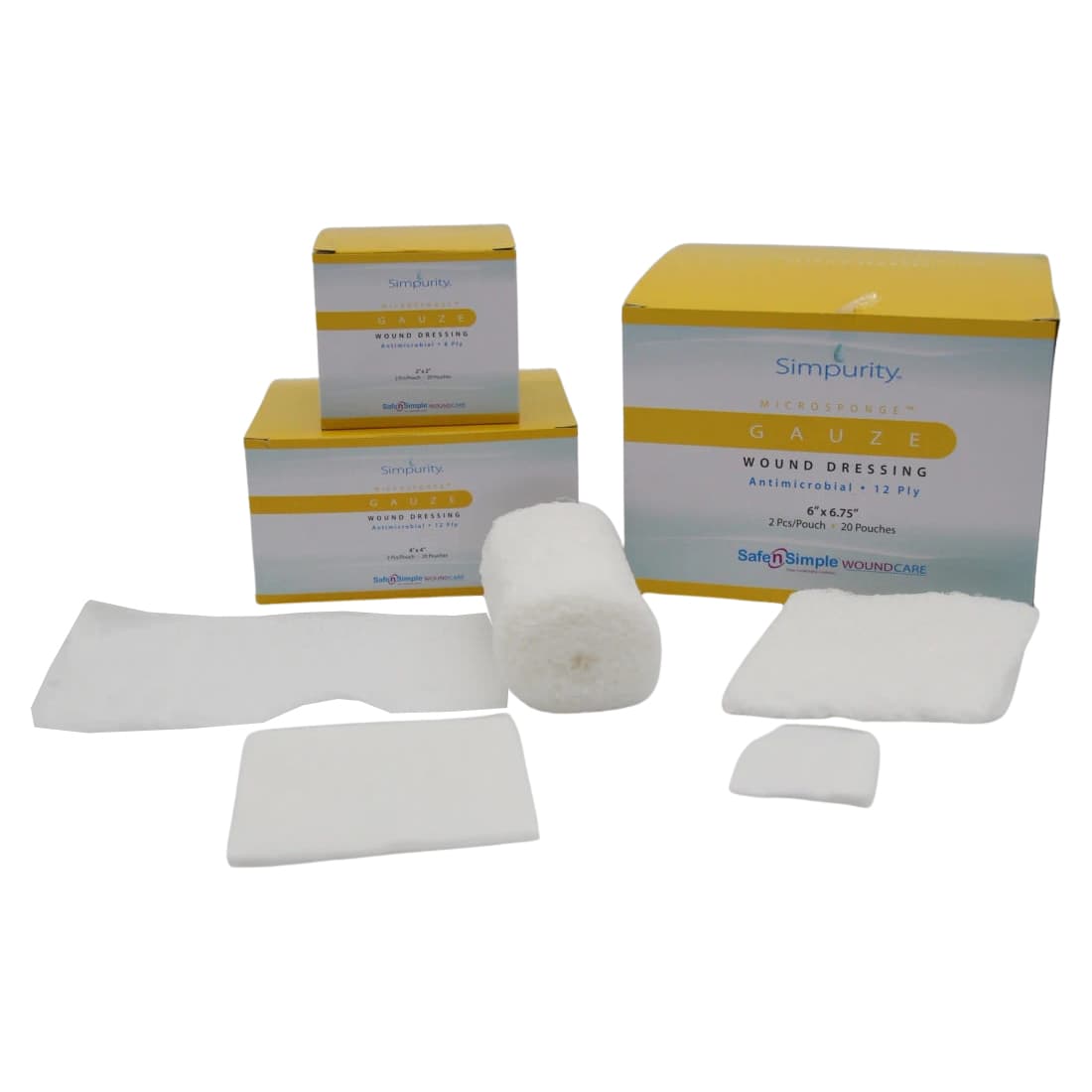Simpurity Antimicrobial Gauze Sponge - Image 1