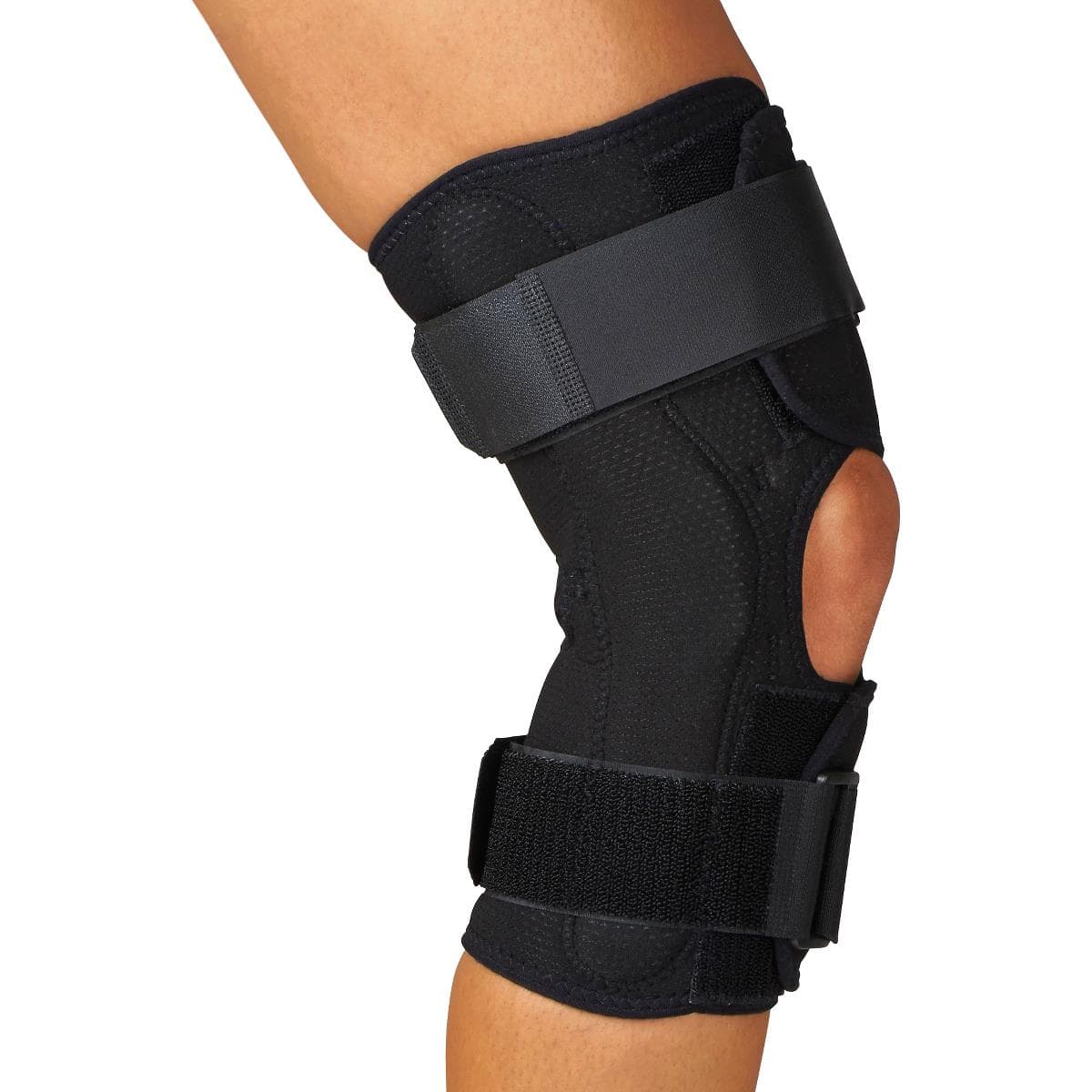Medline Hinged Wraparound Knee Brace, Medium - Each - Image 1