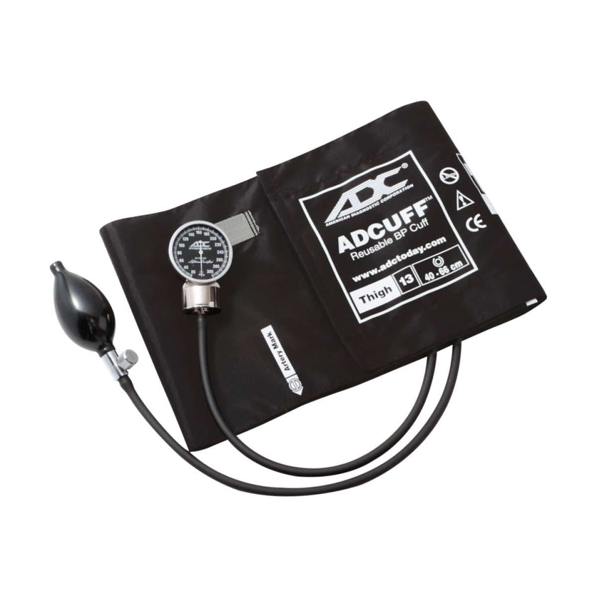ADC Diagnostix Pocket Aneroid Sphyg, Black, Thigh - Image 1
