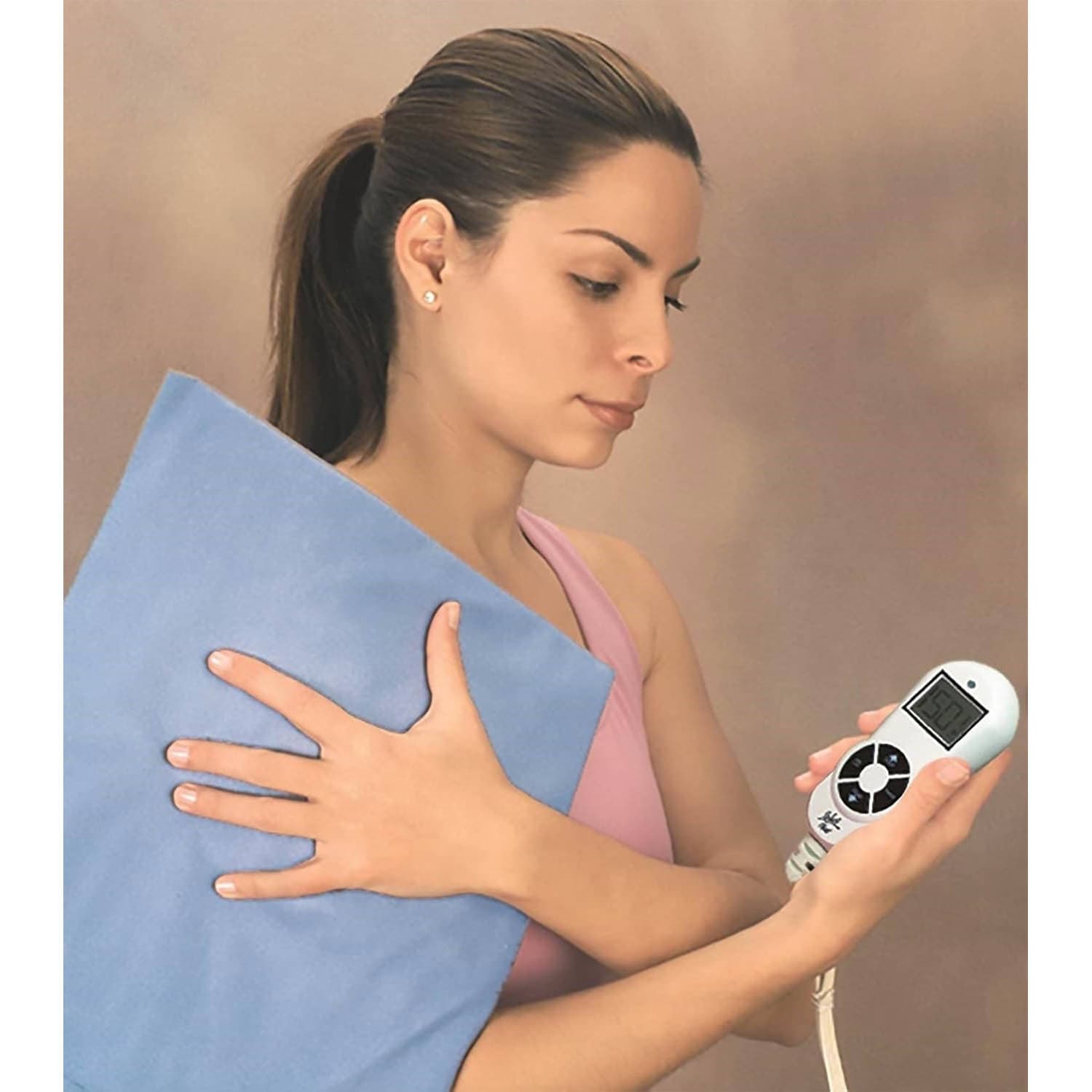 Cara King Size Moist-Dry Heating Pad With Select Heat - Image 5