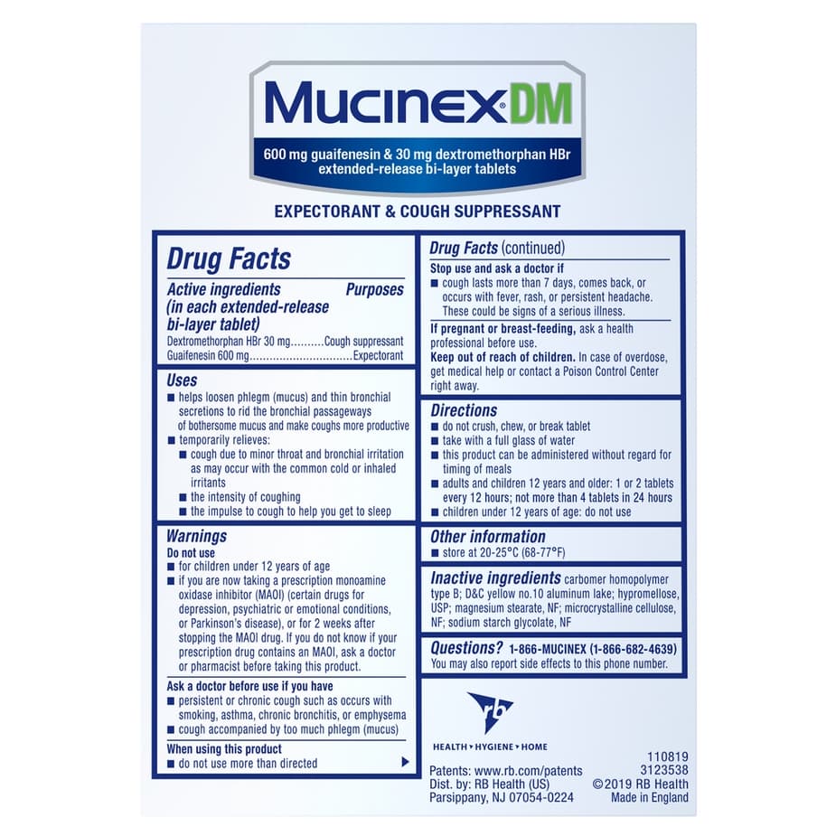 Mucinex DM Extended-Release Bi-Layer Tablets - Image 3