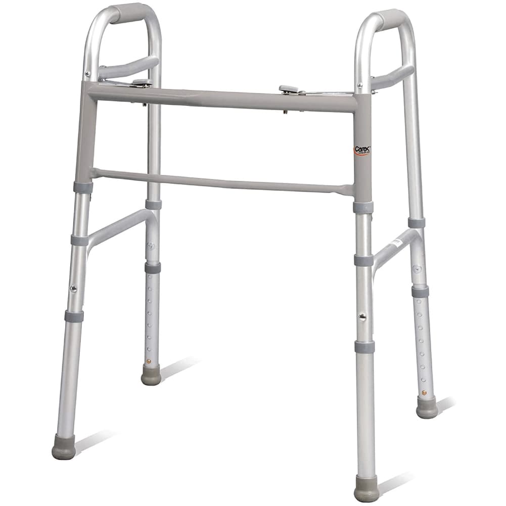 Carex Aluminum Dual Release Folding Walker - Image 1
