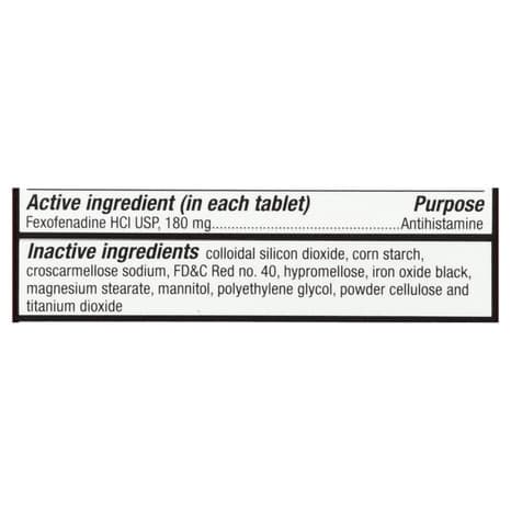 Leader 24 Hour Allergy Relief Tablets, 180mg - 180 Count - Image 6