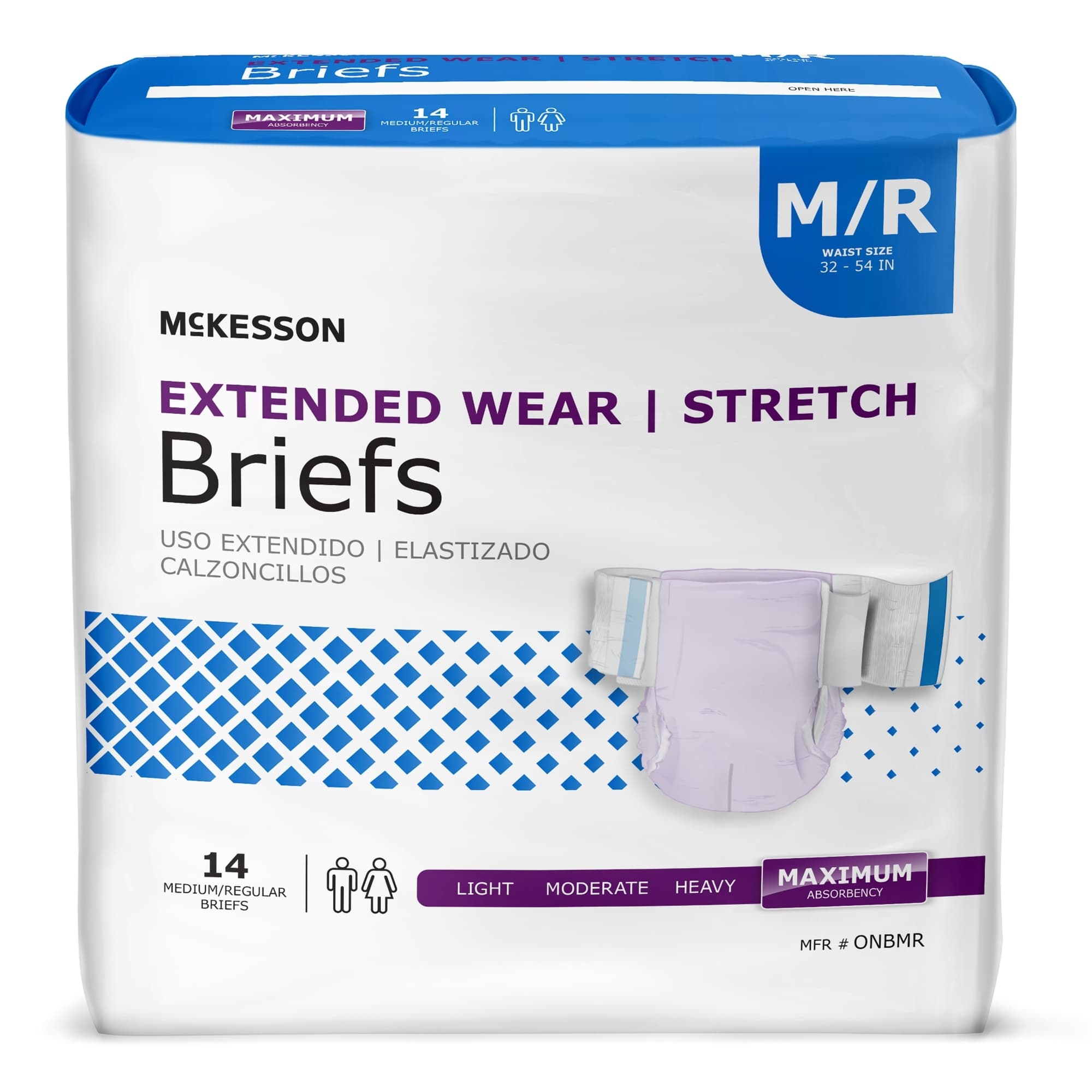 McKesson Extended Wear Stretch Briefs - Image 1