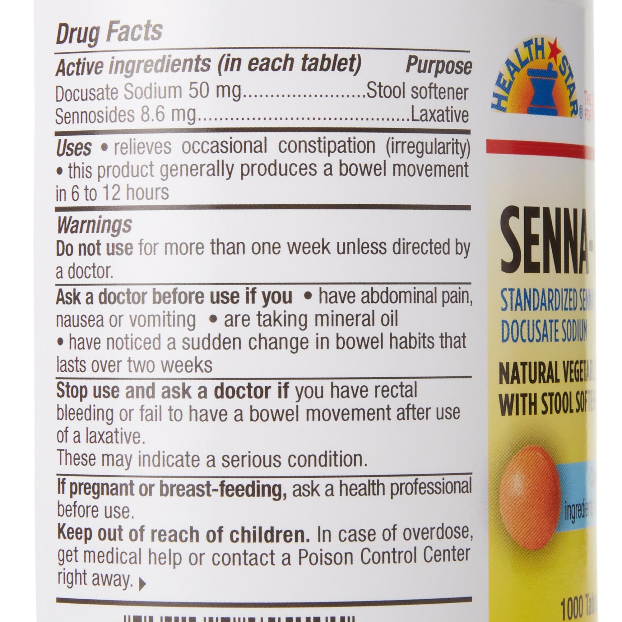 Geri-Care Senna Plus Stool Softener Tablet - Image 3