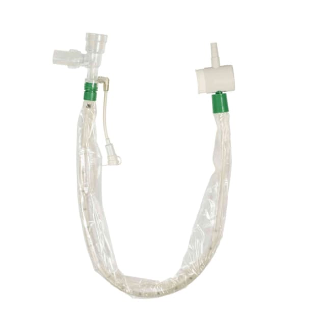 Kimvent Endotracheal Closed Suction System, T-Piece, 14Fr, Adult, Green - Each - Image 1