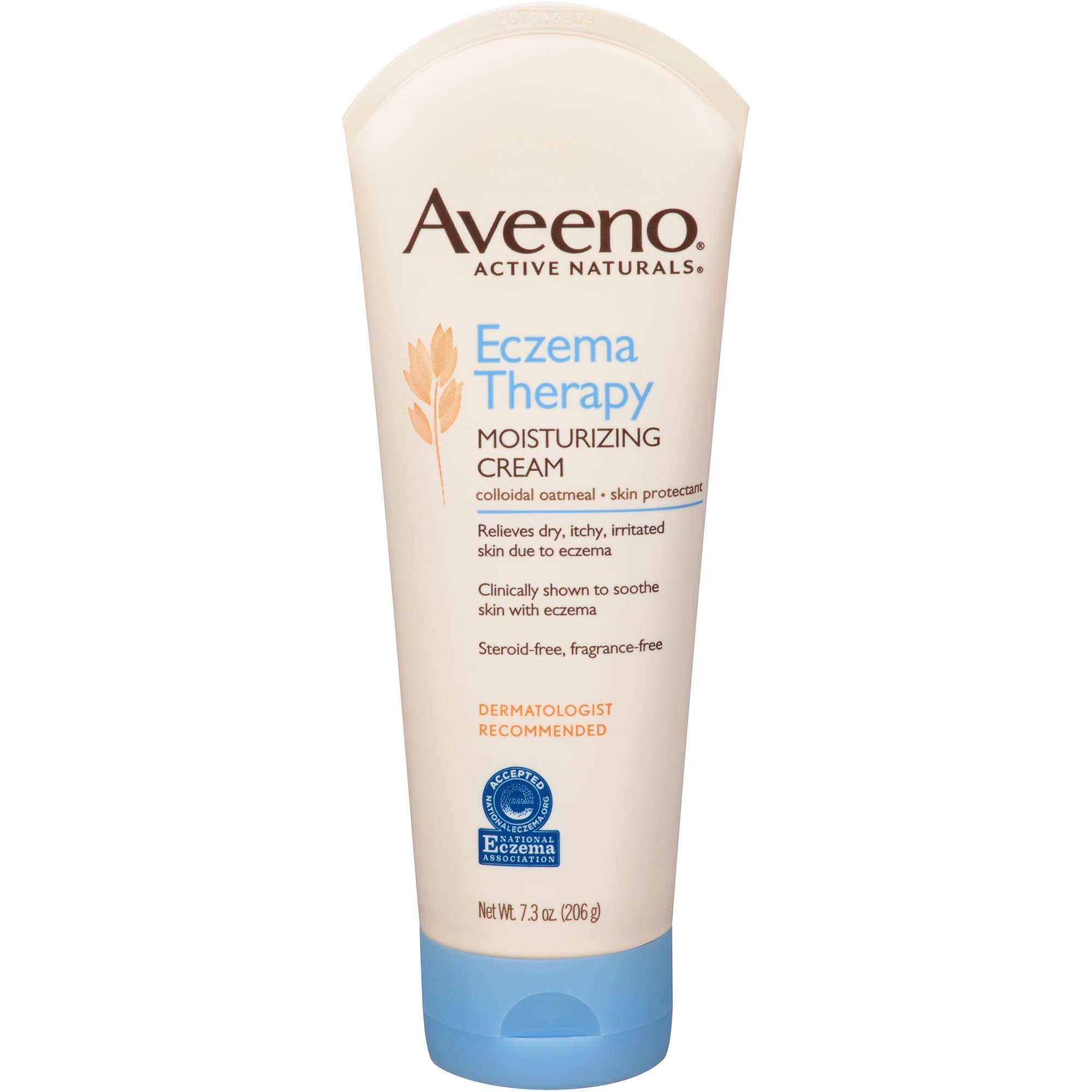 Aveeno Active Naturals Eczema Therapy Hand and Body Moisturizer Cream, 7.3 oz - Image 1