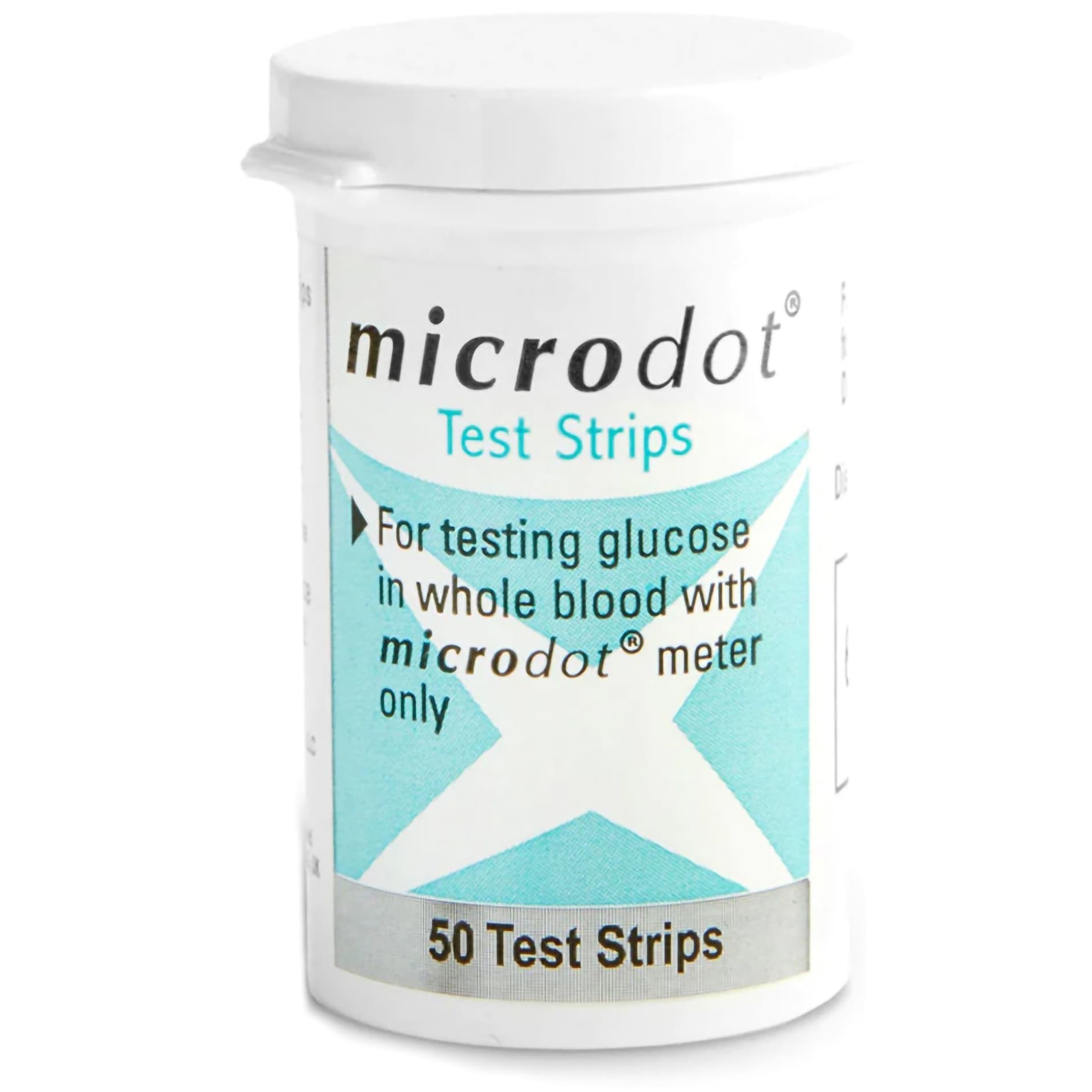 Microdot Blood Glucose Test Strips - Box of 50 - Image 1