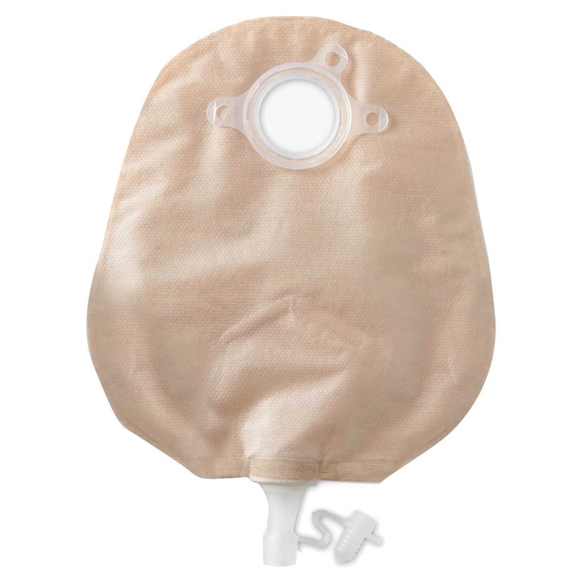 Natura + 2-Piece Urostomy Pouch with Soft Tap, 1-3/4" Flange - Box of 10 - Image 1