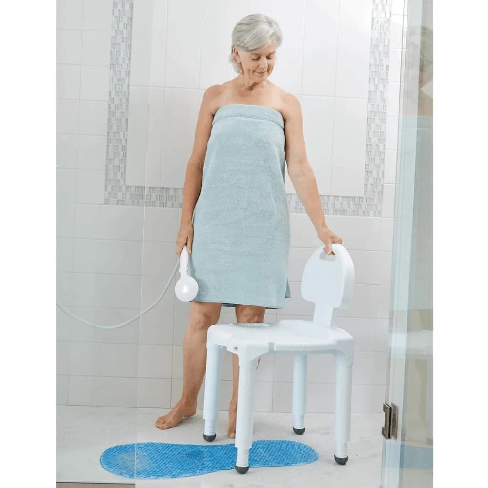 Carex Universal Bath Seat With Back - Image 3