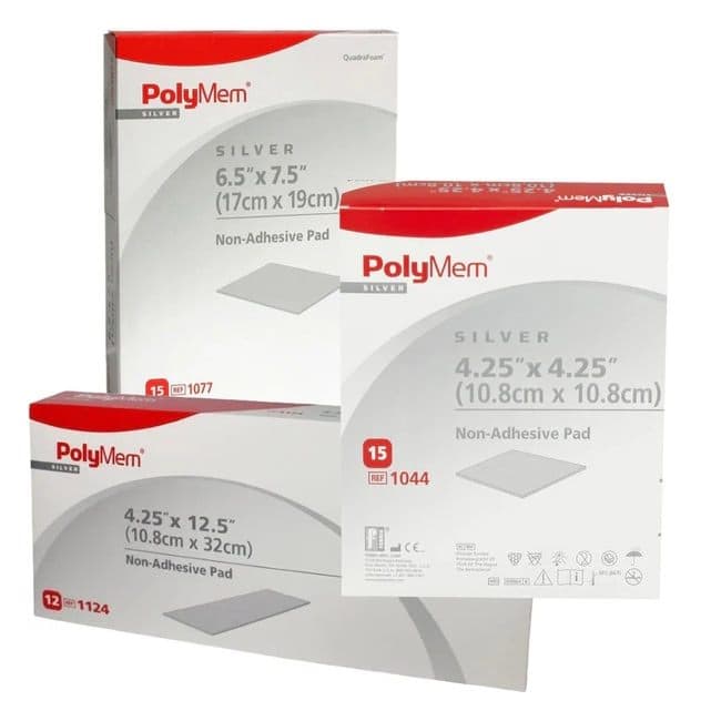 Polymem Silver Non-Adhesive Foam Pad Dressing - Image 1