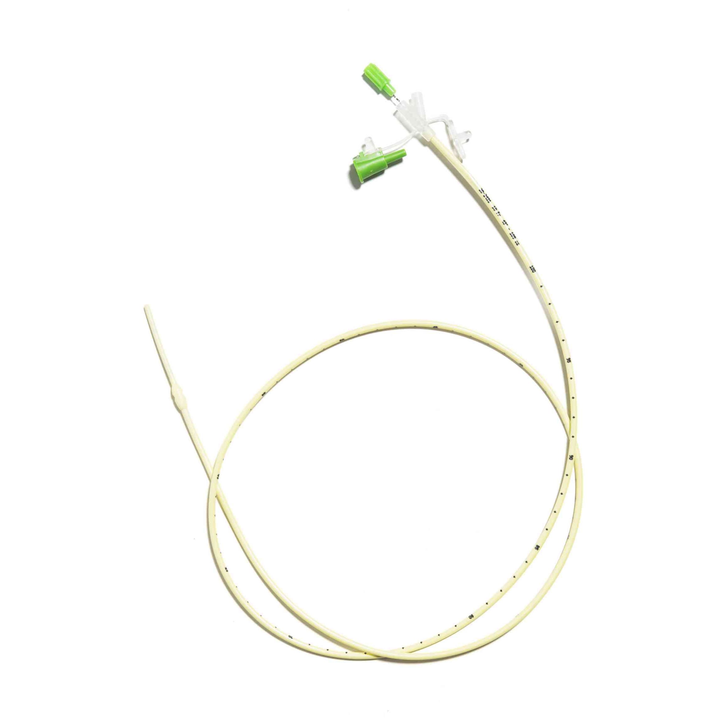 Corflo Controller Nasogastric Feeding Tube with Stylet, Pill Shape Bolus, 3G, 10 Fr 43" - Each - Image 1