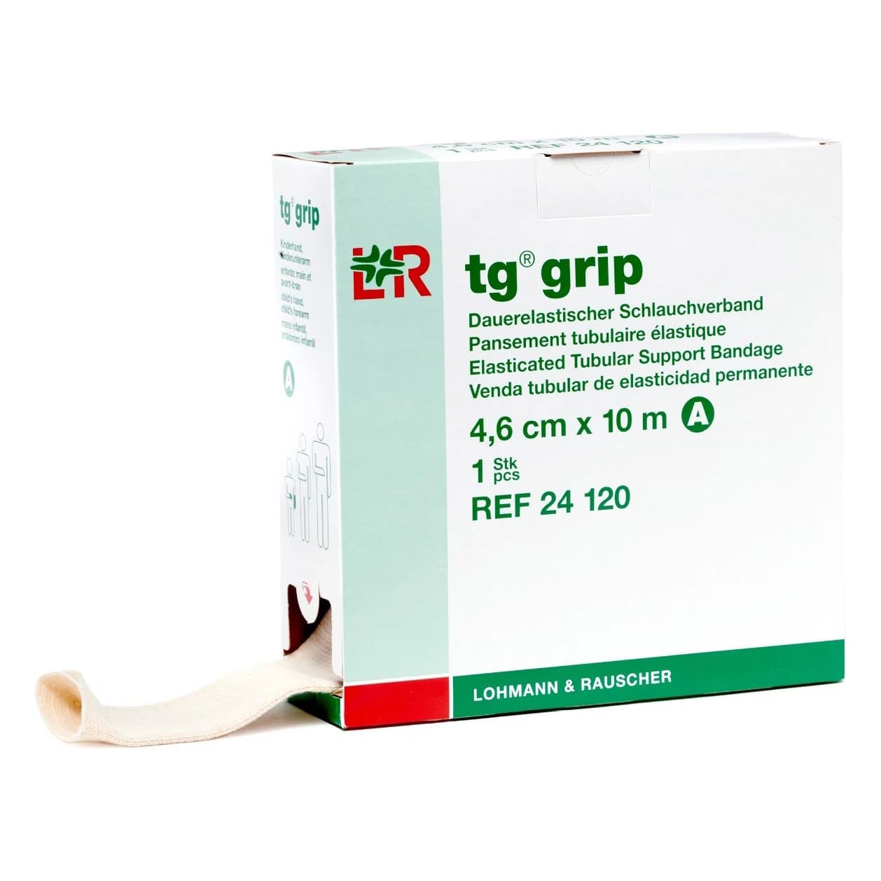 TG grip Elasticated Tubular Support Bandage, 1.8 Inch x 11 Yard/Size A - Box of 1 - Image 1