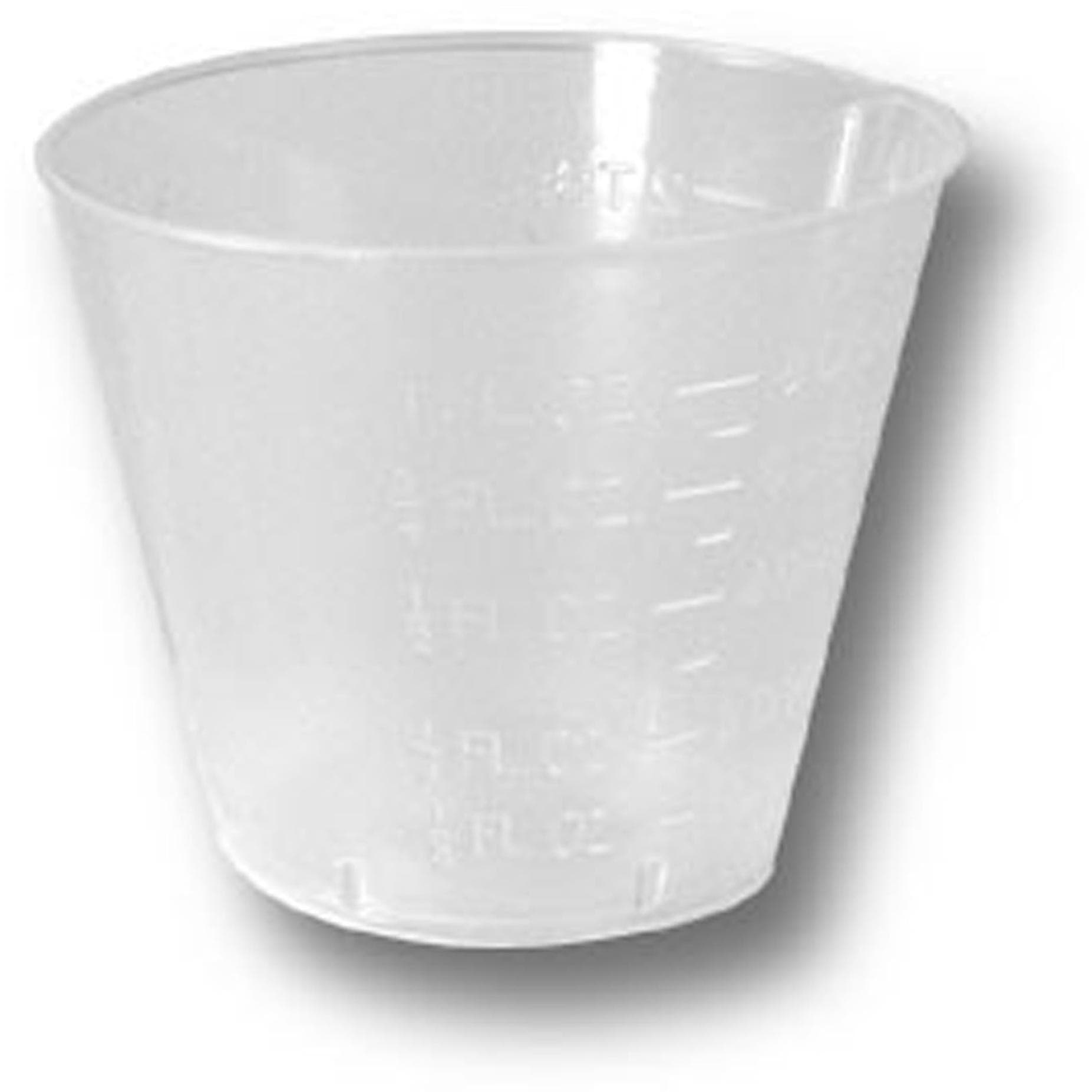 Economy Graduated Medicine Cup Clear Graduated Without Handle Cold