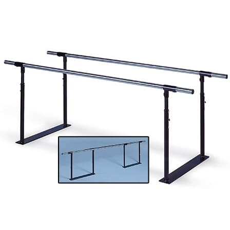 Hausmann Height Adjustable Space Saving Folding Parallel Bars