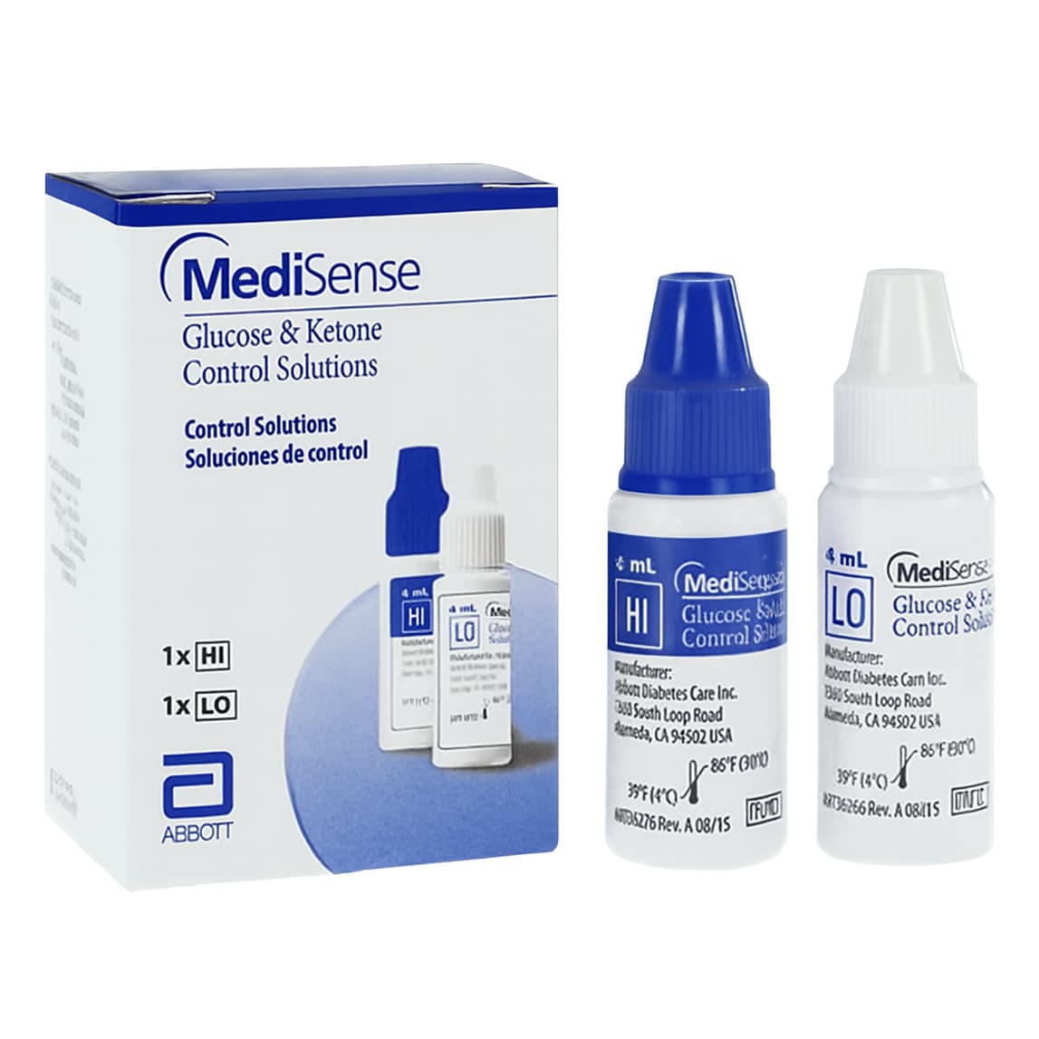 Xtra 2 x 2 mLBlood Glucose & Ketone Control Solution - Level 1 & 2 - Image 1