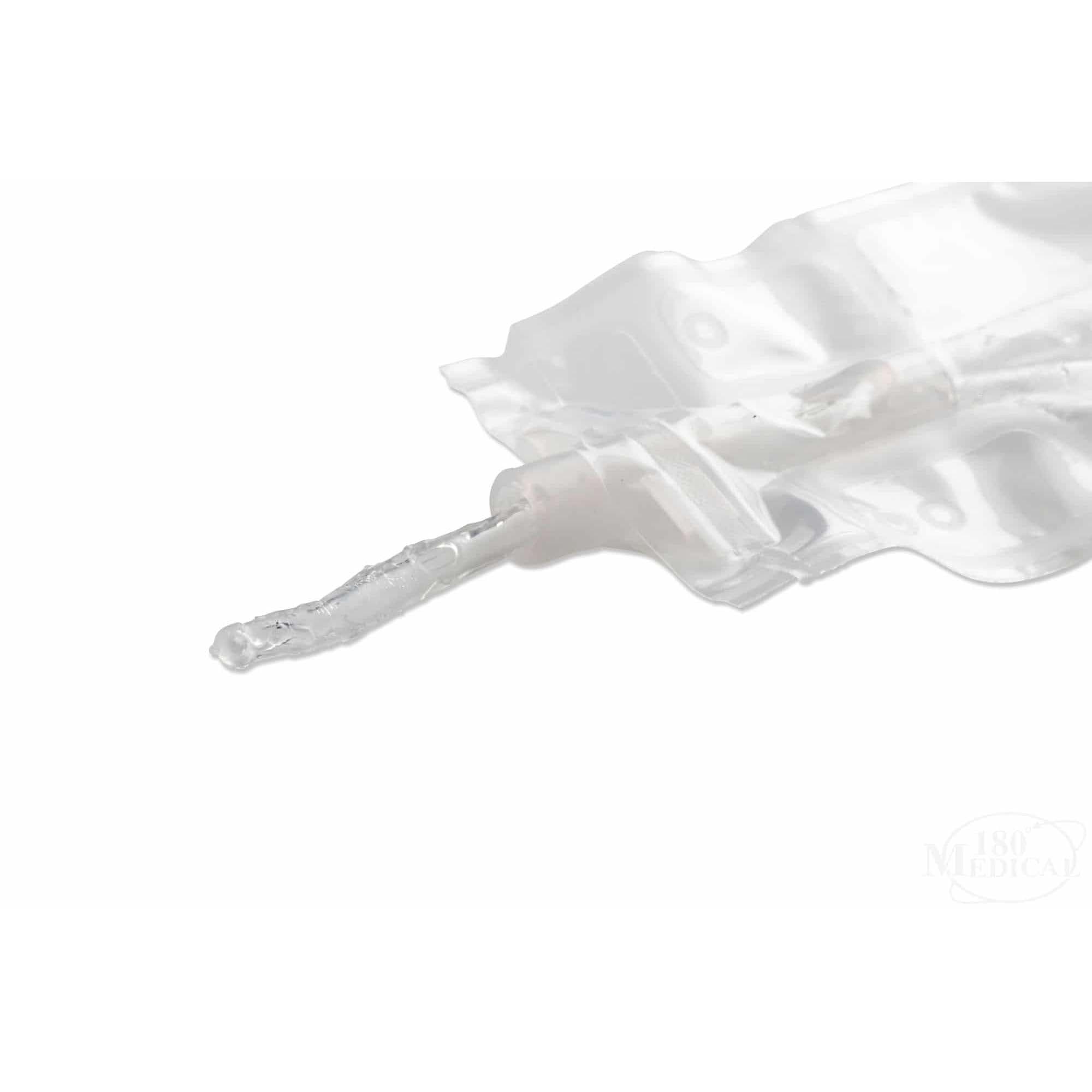 Touchless Plus Vinyl Closed System Intermittent Catheter, Coude Tip - Image 2