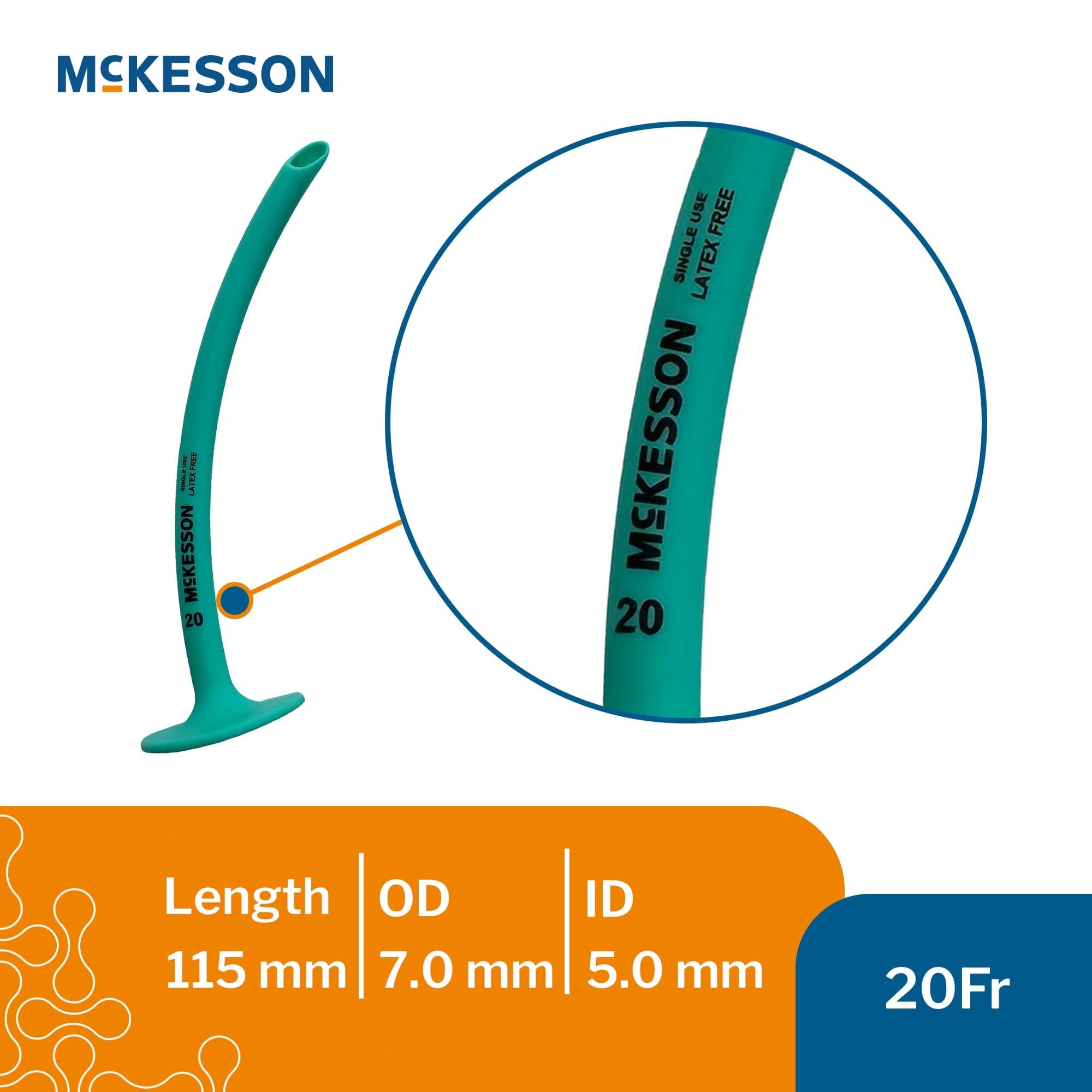 McKesson Nasopharyngeal Airway Green Sterile - Image 3