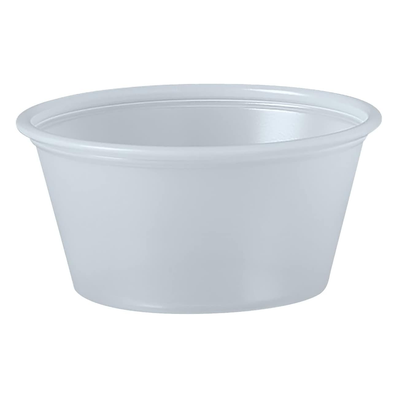 Solo Souffle Cup Without Graduations, 2 oz. - Case of 2500 - Image 1