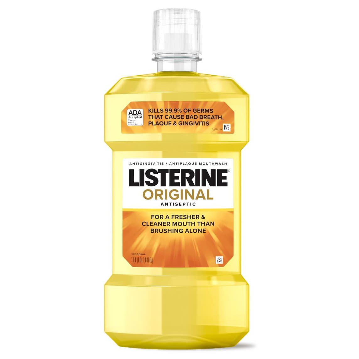 Listerine Original Antiseptic Mouthwash, 1 L - Image 1