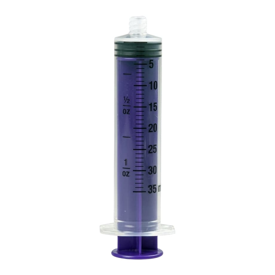 Vesco Enfit Tip Medication Syringe, Clear, 35mL - Case of 400 - Image 1