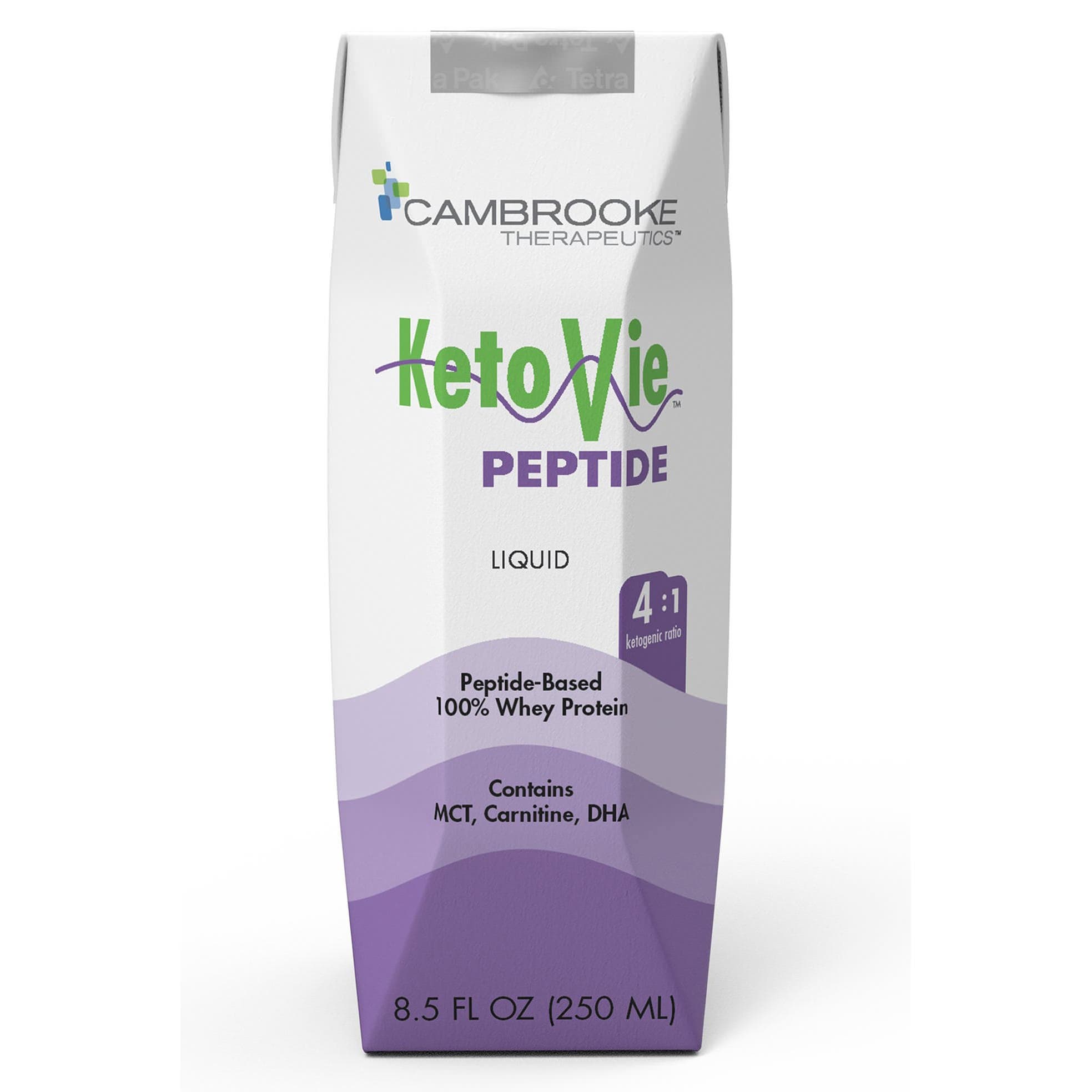 KetoVie Peptide 4:1 Oral Supplement, Tube Feeding Formula, 8.3 oz - Each - Image 1