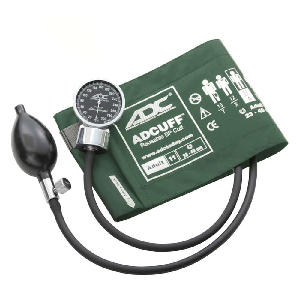 ADC Diagnostix Pocket Aneroid Sphyg, Dark Green, Adult-Each - Image 1