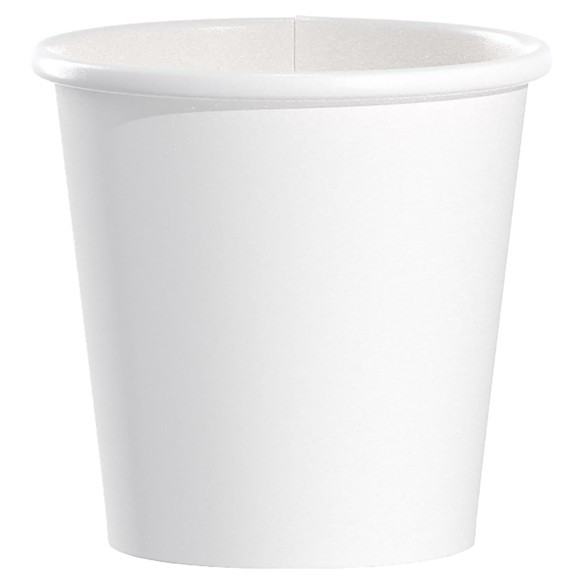 Solo Drinking Cup White Without Graduations Without Handle Hot
