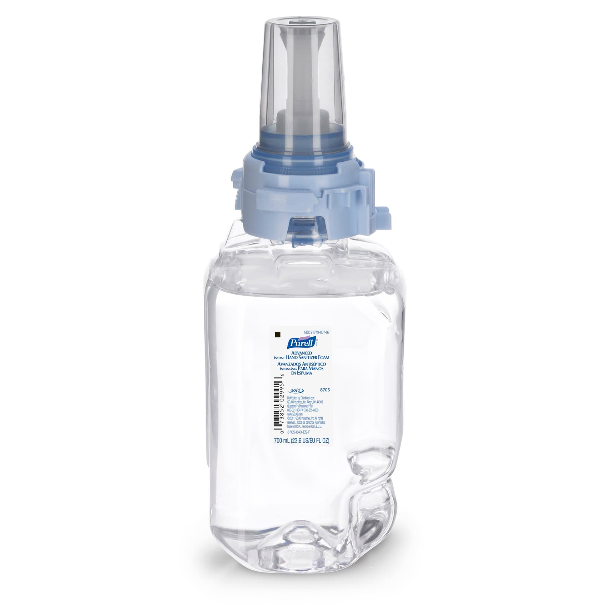 Purell Advanced Hand Sanitizer Foam Refill for ADX-7 Dispenser, 700 mL - Case of 4 - Image 1
