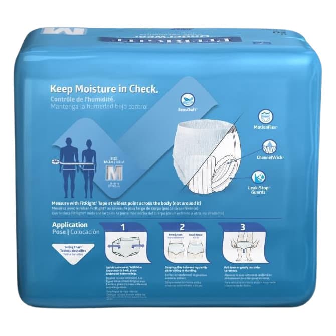FitRight Ultra Adult Incontinence Underwear - Image 2