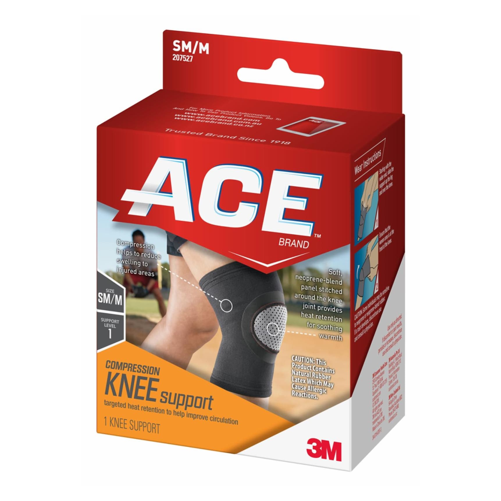 3M ACE Elasto-Preene Knee Brace 11" to 15, Small-Medum - Each - Image 1
