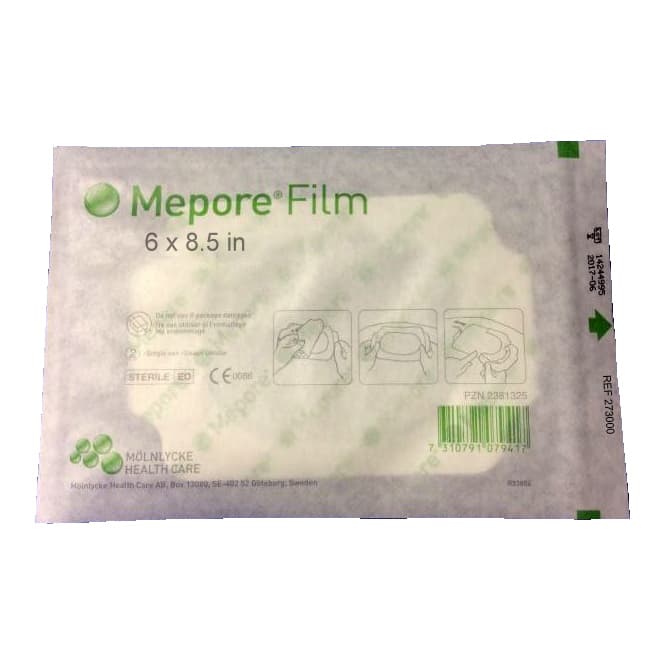 Mepore Transparent Film Dressing, 6 x 8-1/2 Inch - Each - Image 1