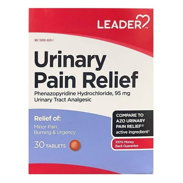 Leader Urinary Pain Relief, 95Mg Tablets - Pack of 30