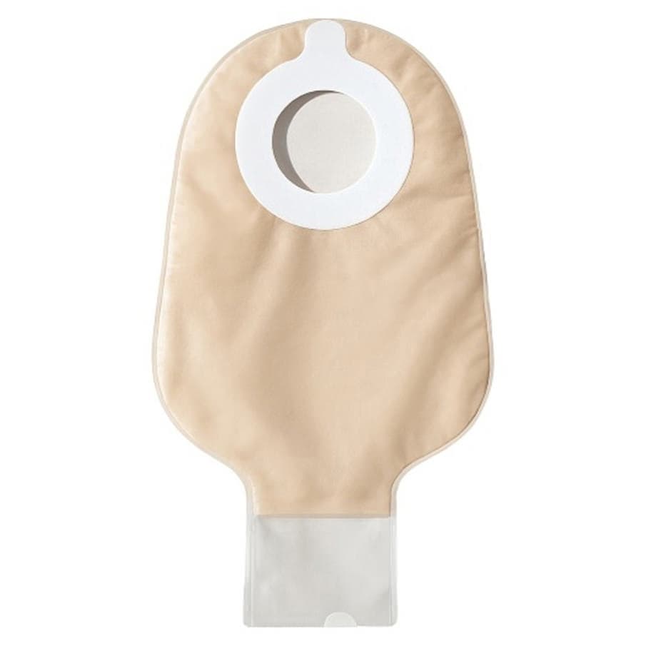 Cymed 2-piece Drainable Pouch with MicroSkin Adhesive Barrier, 11", Opaque - Box of 10 - Image 1