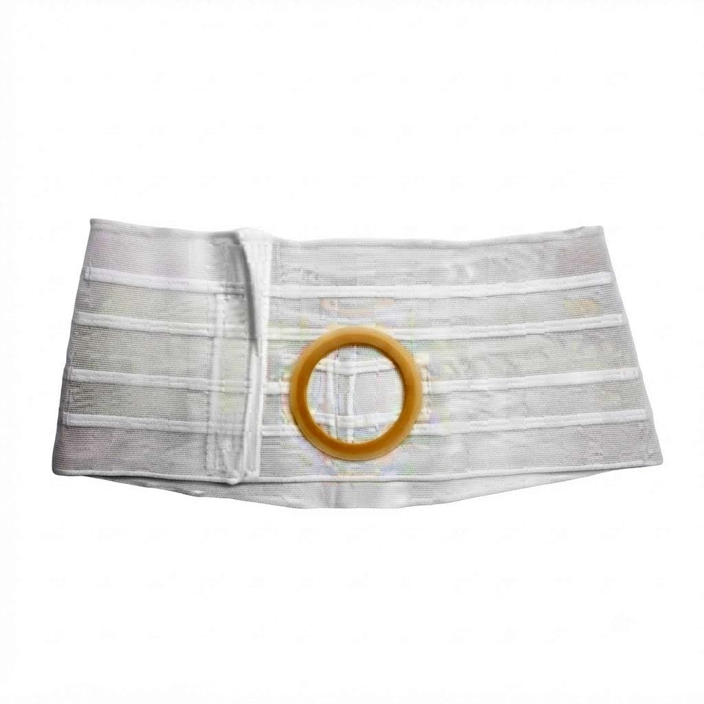 Nu-Hope Nu-Form 9" Ostomy Support Belt, 3-3/4" White, 2X-Large - Each - Image 1