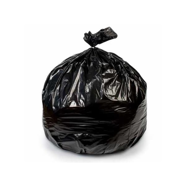 Colonial Bag Trash Bag X-Seal Bottom 33 Gal, Black, 33 x 40 Inch, 1.8 mil, 2X-Heavy Duty - Case of 100 - Image 1