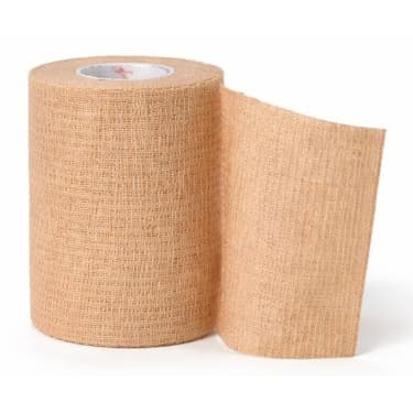 Cardinal Health Self-Adherent Cohesive Bandages, Non-sterile, 3" x 5 Yard, Tan - Case of 144 - Image 1