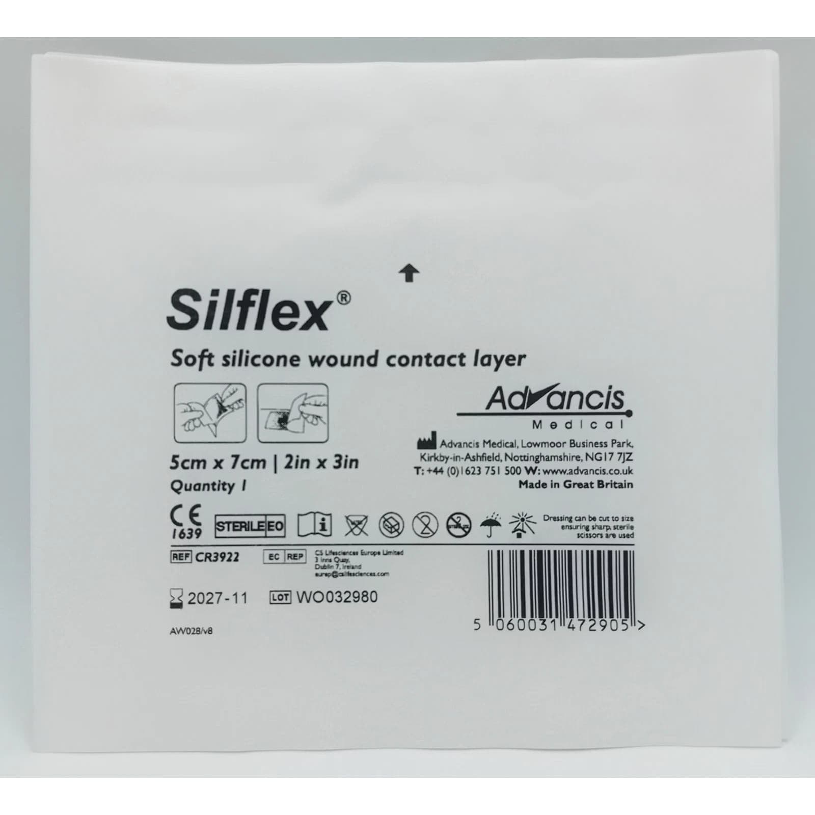 Silflex Soft Silicone Contact Layer Dressing - Image 2