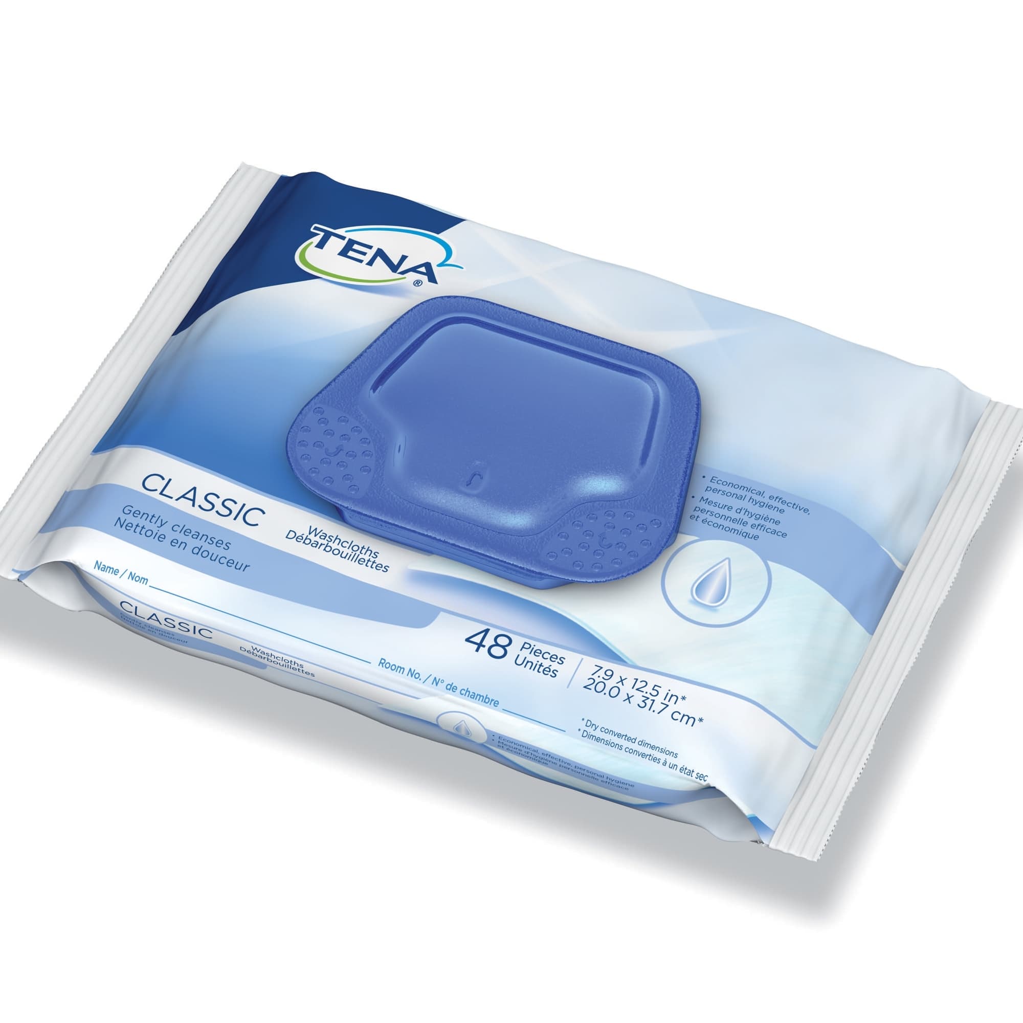 TENA ProSkin Classic Personal Wipes - Package of 48 - Image 1
