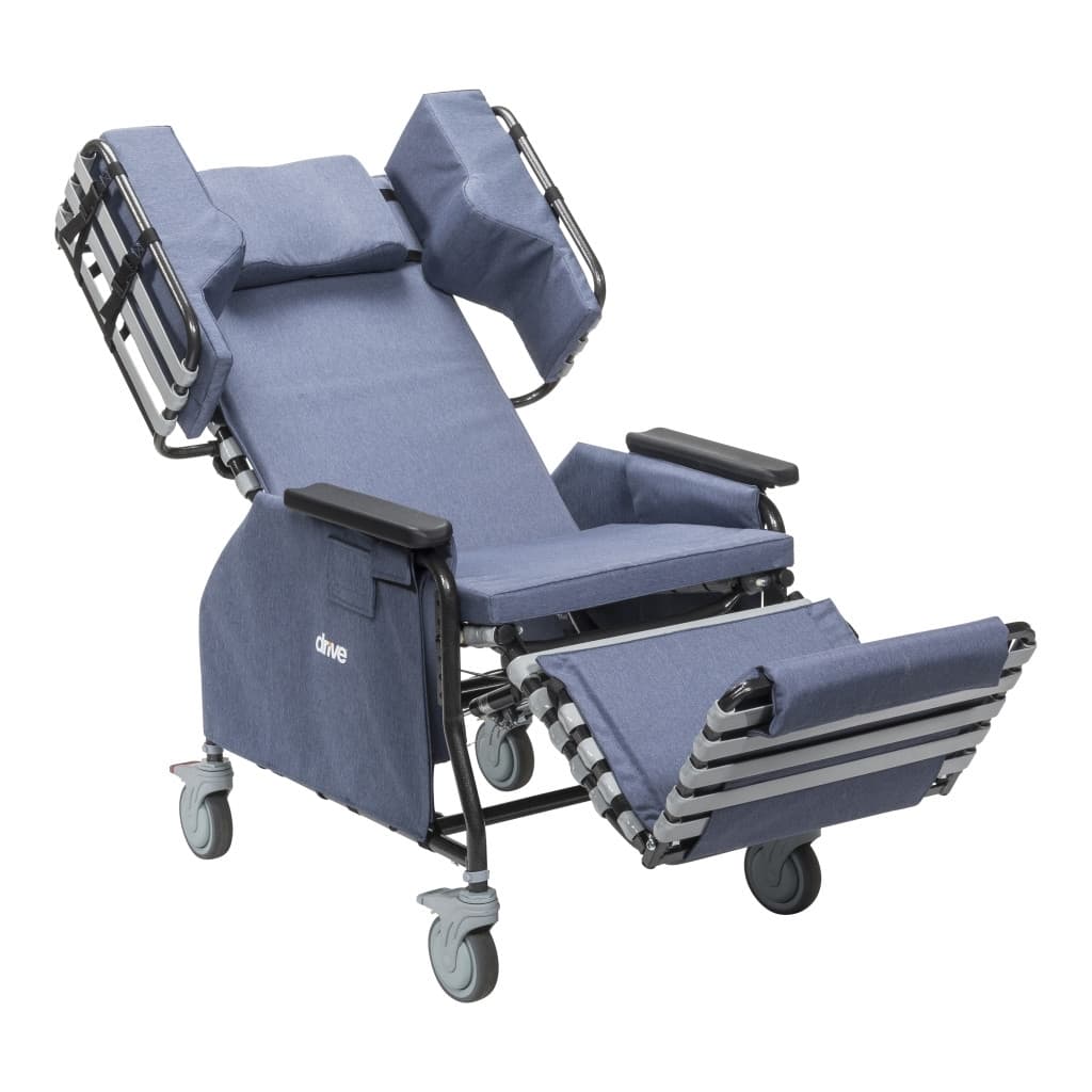 Drive Medical Rose Comfort Max tilt and recline chair with casters - Image 4